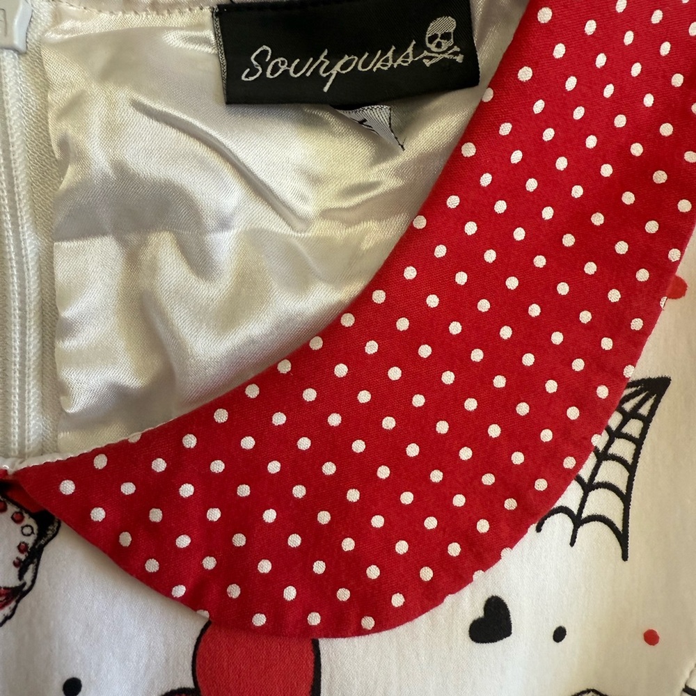 Sourpuss I heart pitbulls Lizzie dress. NWOT. Size XL.  Retired and hard to find - Picture 4 of 7